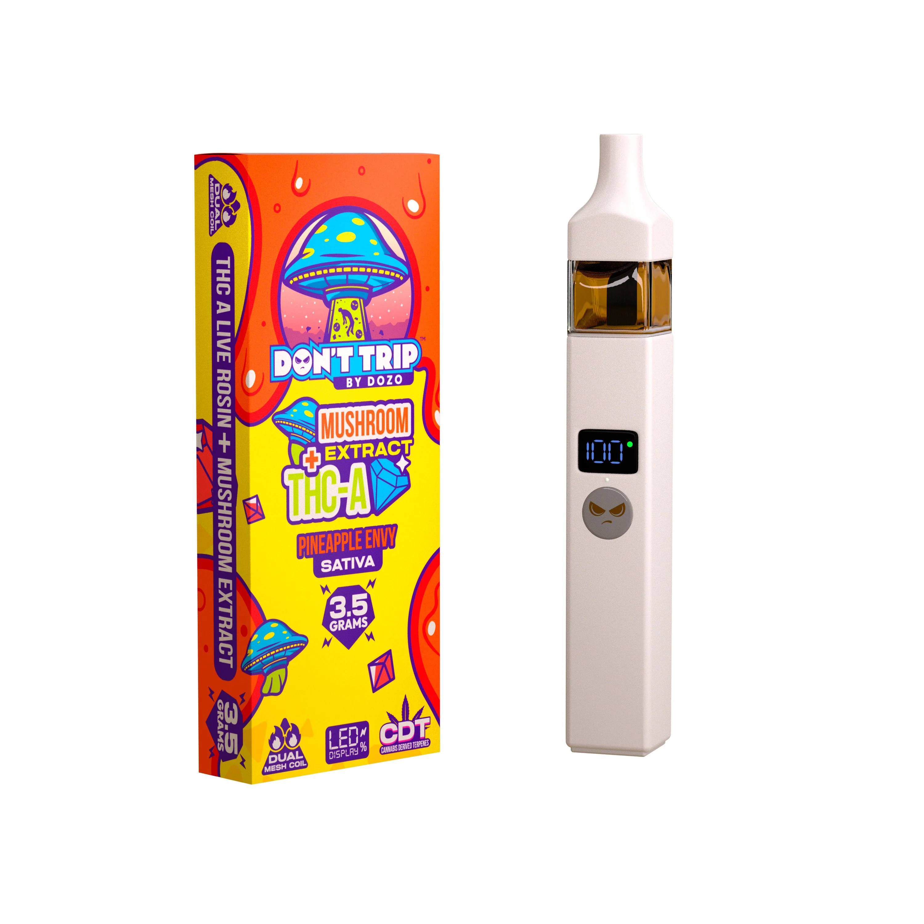 3.5g Dozo Don't Trip Mushroom Vape - Image 4