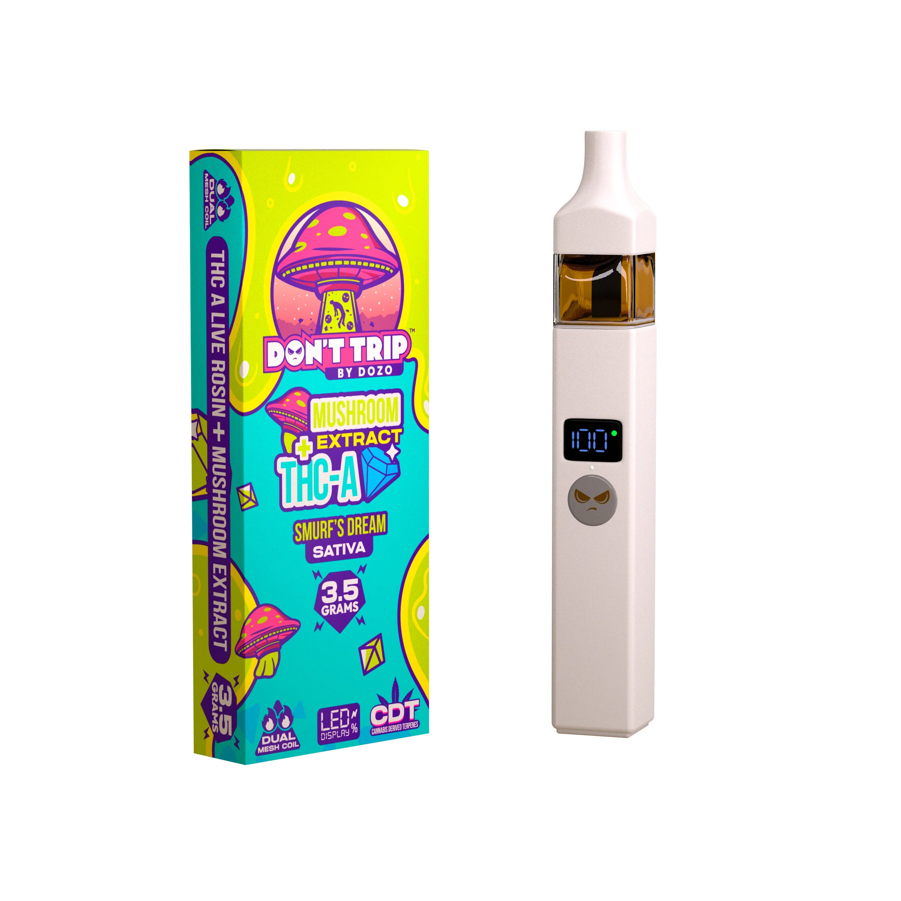 3.5g Dozo Don't Trip Mushroom Vape - Image 5