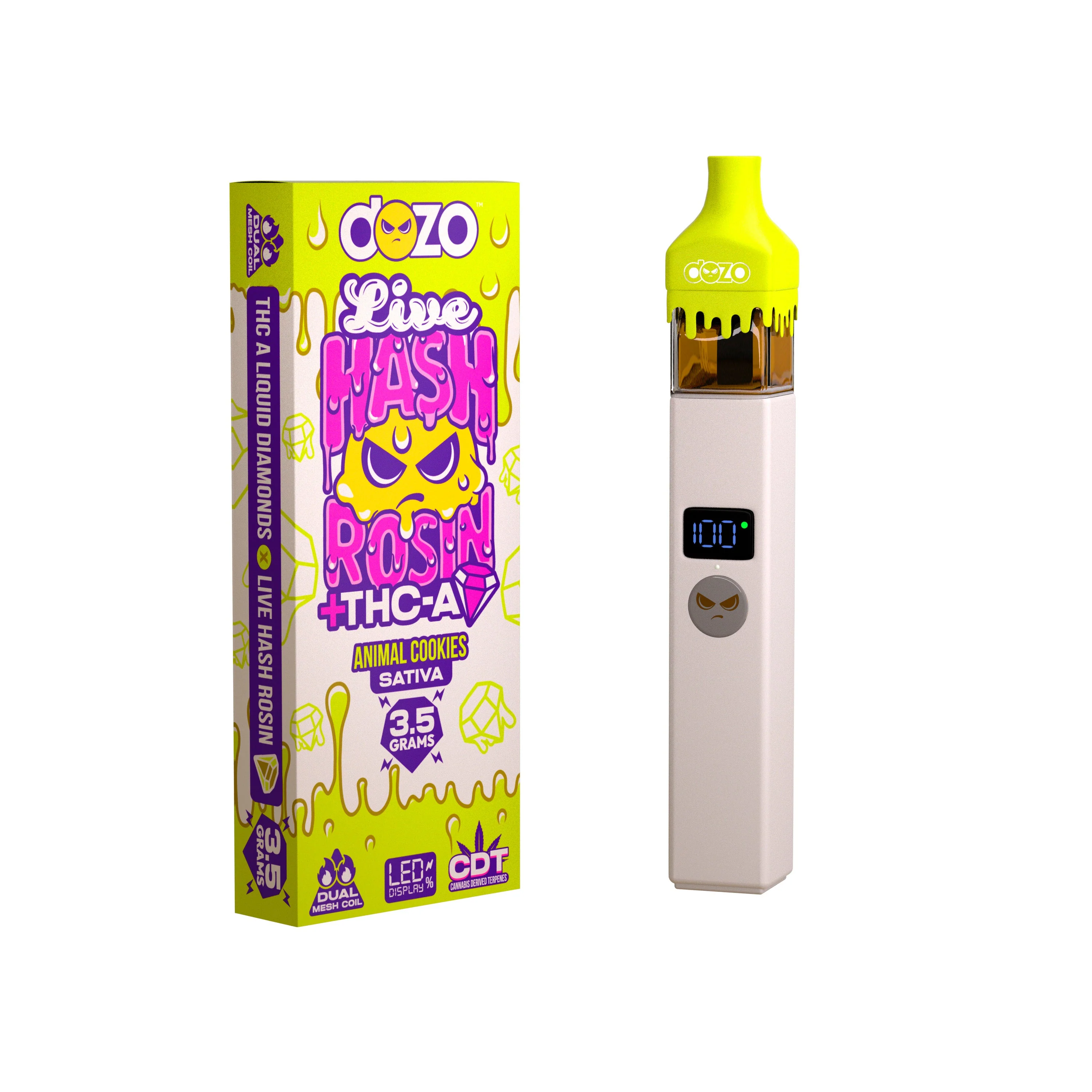 3.5g Dozo Live Hash Rosin THC-A Vape - Image 4