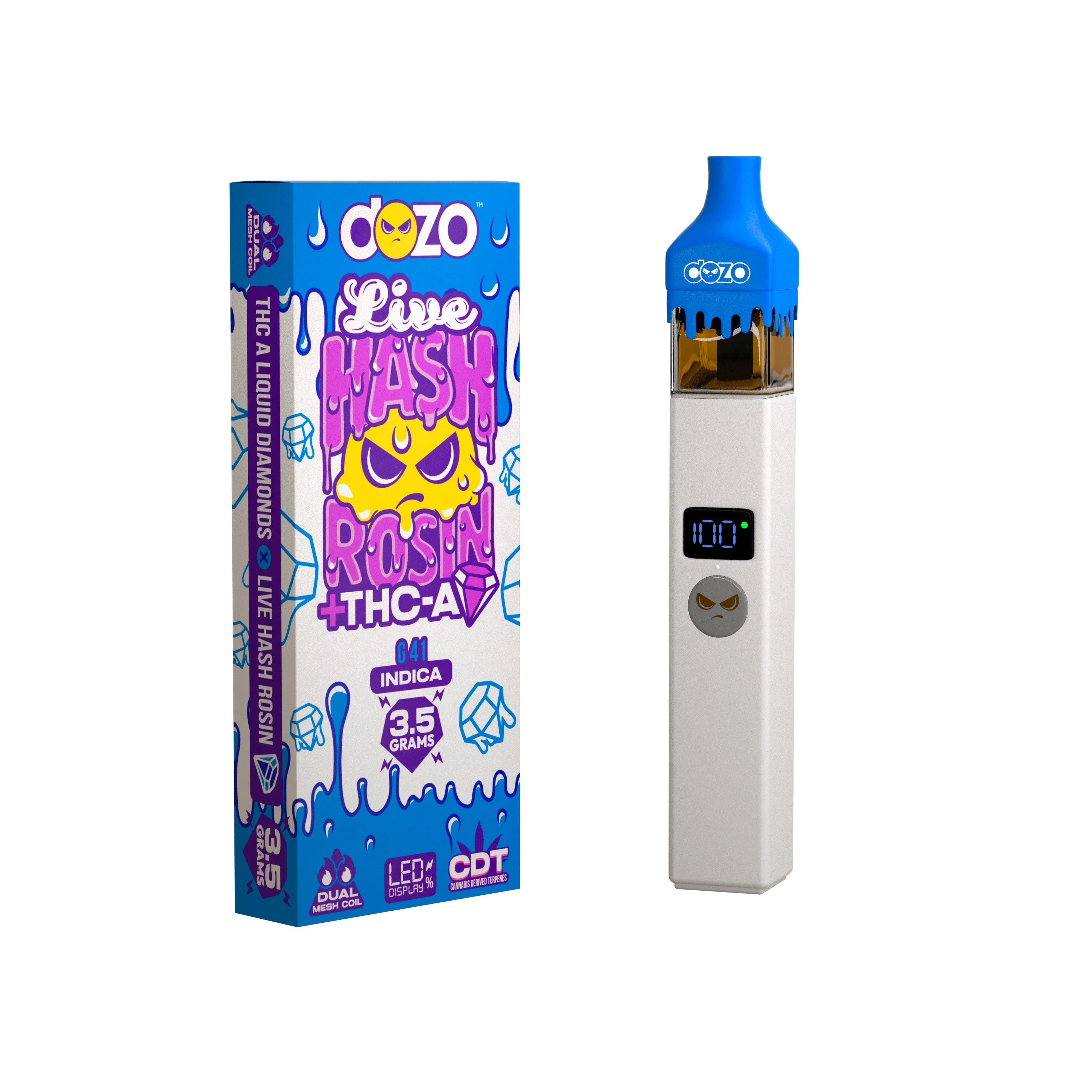3.5g Dozo Live Hash Rosin THC-A Vape - Image 6