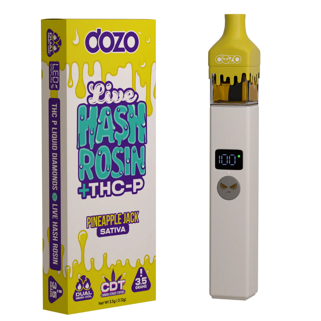 3.5g Dozo Live Hash Rosin THC-P Vape - Image 5