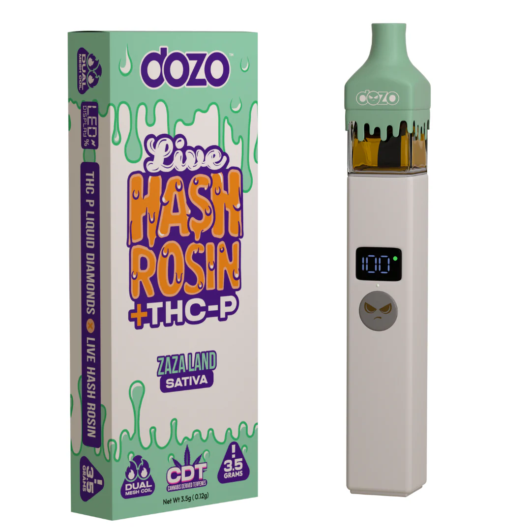 3.5g Dozo Live Hash Rosin THC-P Vape - Image 6