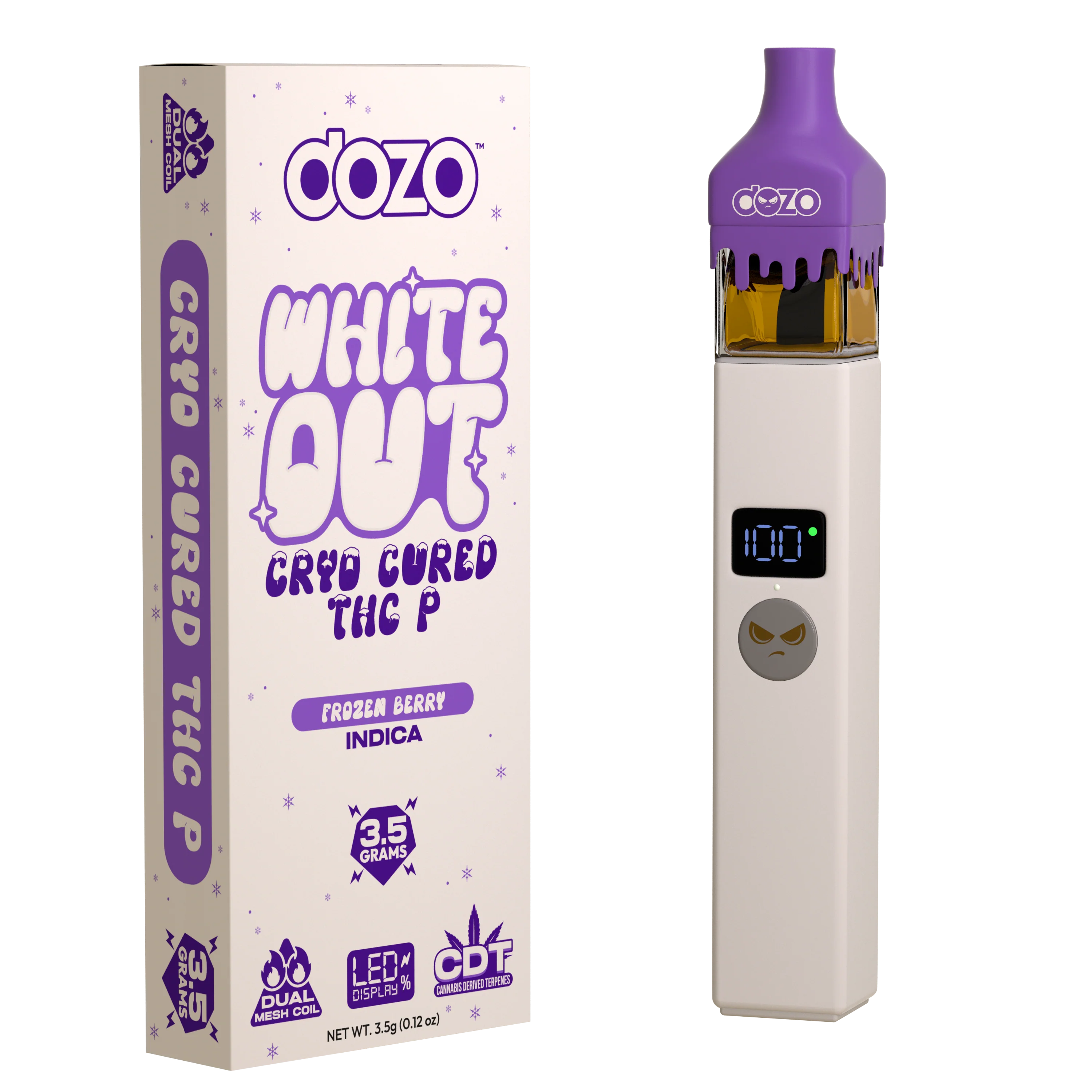 3.5g Dozo White-Out Disposable: Crystal Dream (Hybrid) - Image 5