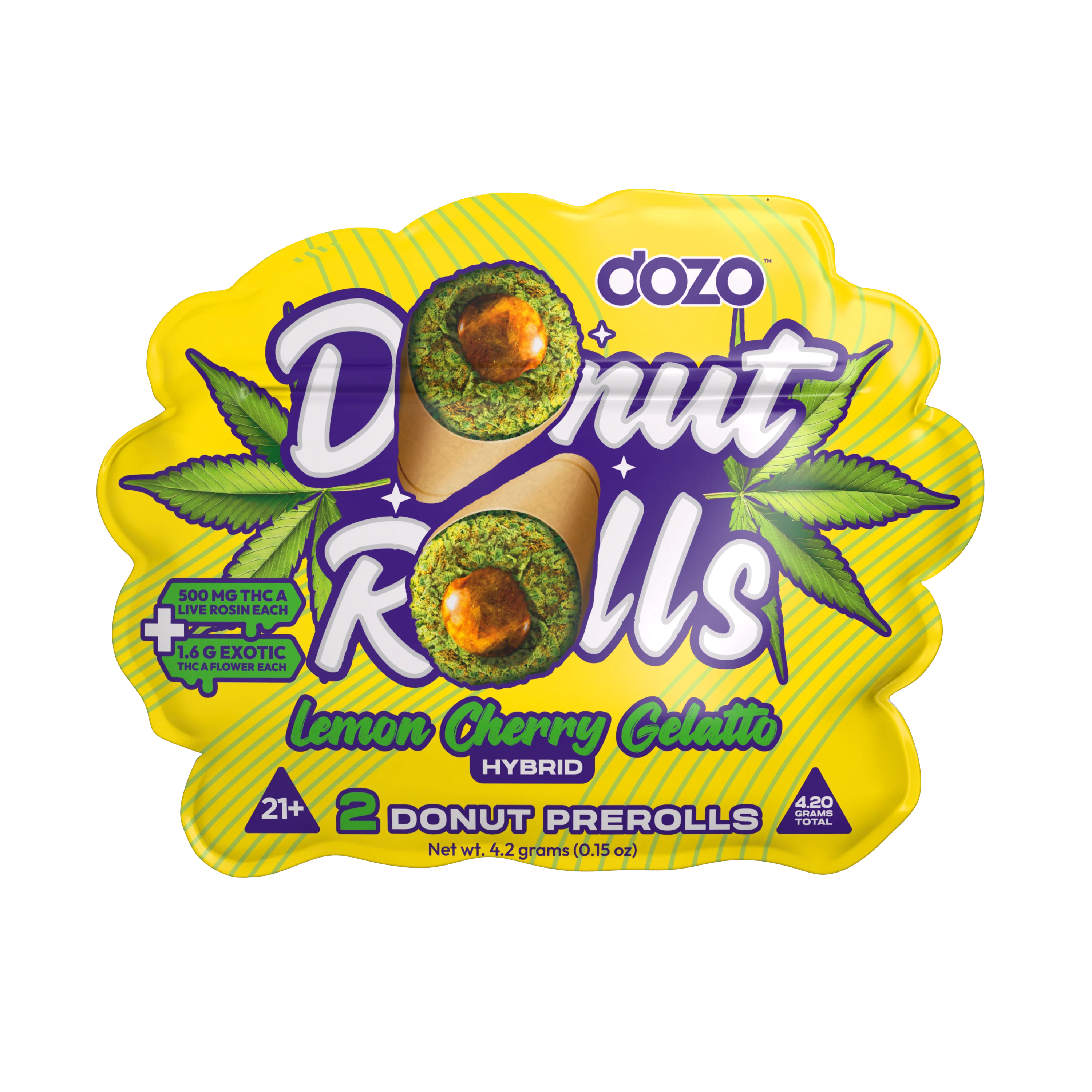 Dozo Donut Prerolls 4.20 g | Blueberry Muffin (Indica) - Image 3