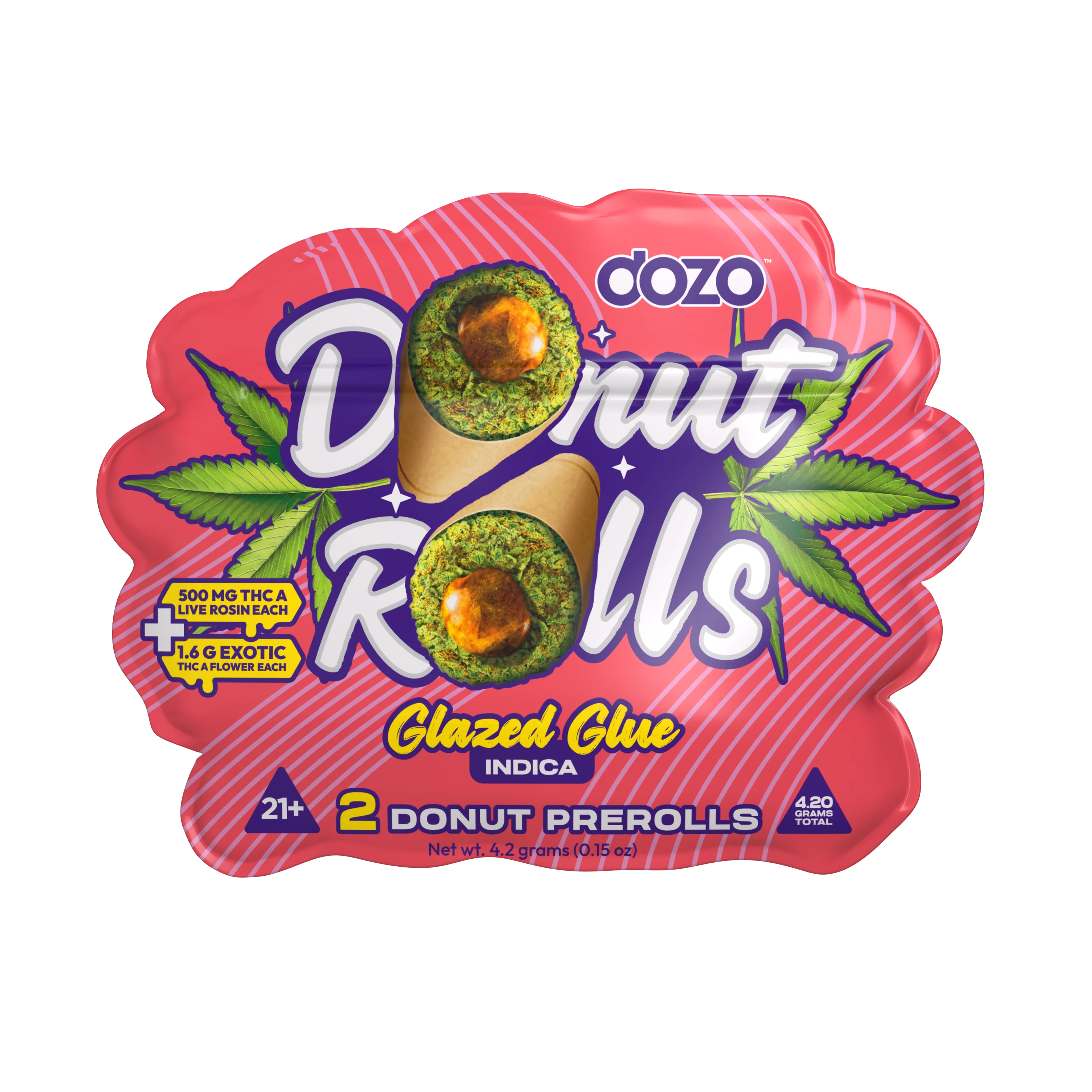 Dozo Donut Prerolls 4.20 g | Strawberry Lemonade (Sativa) - Image 6