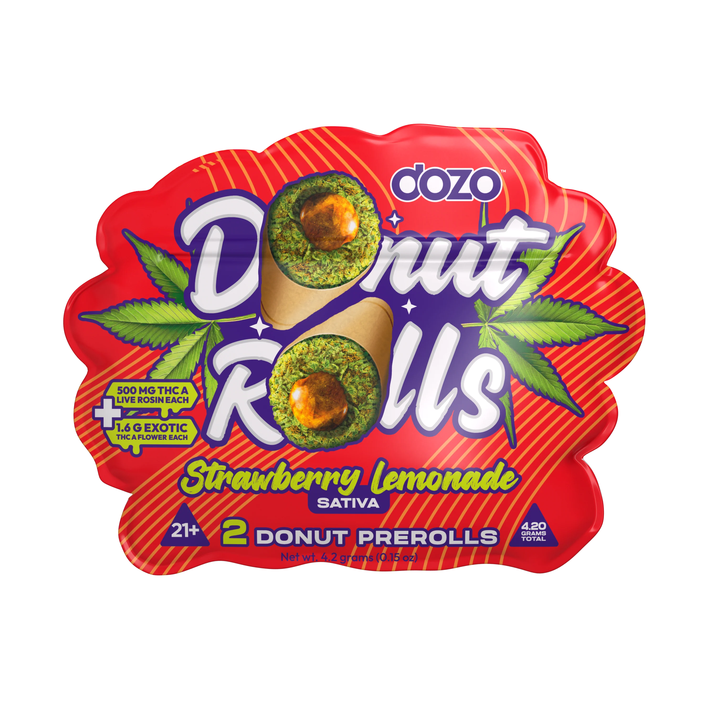 Dozo Donut Prerolls 4.20 g | Zooted Berry (Hybrid) - Image 3
