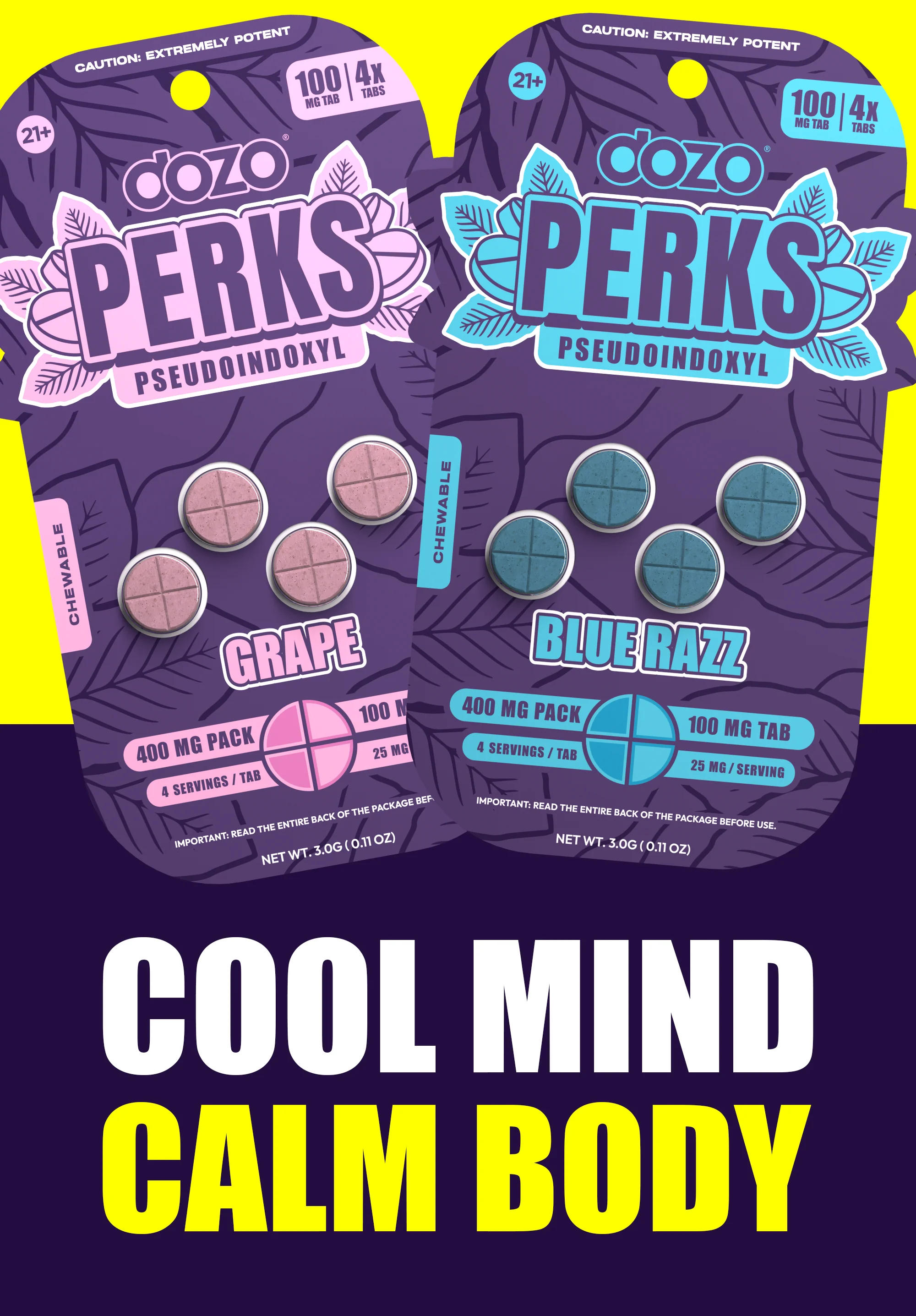 Dozo PERKS Pseudo| 4ct (400mg per pack) - Image 6