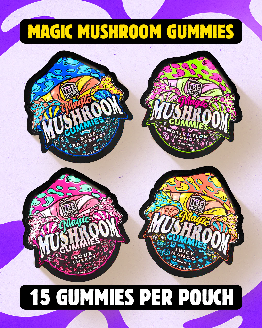Magic Mushroom Gummies | Tre House - Image 5